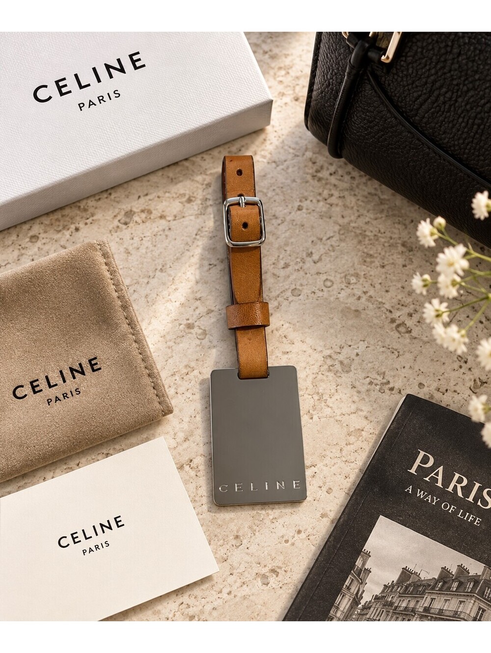 Celine Leather Handbag Tag